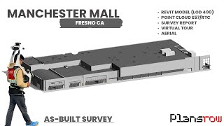 Manchester Mall Scan to BIM | 3D Laser Capture → Revit LOD 400 + Point Cloud