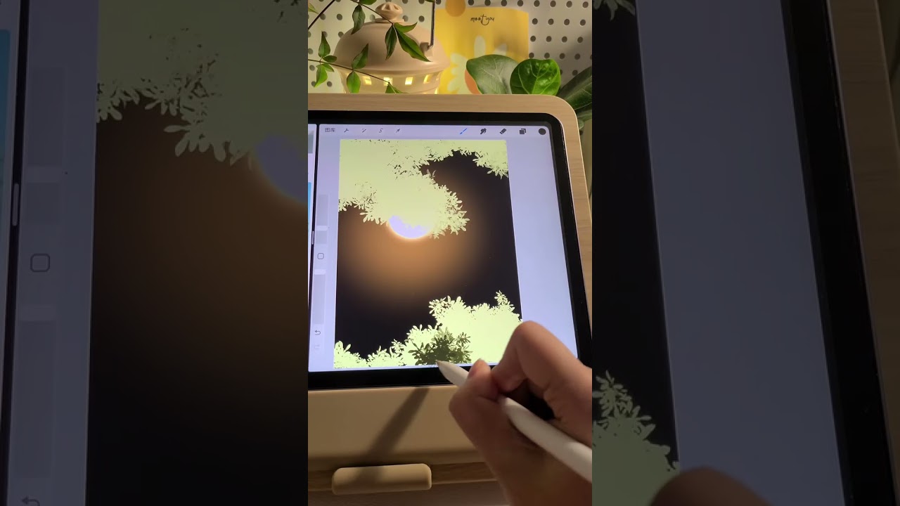 Draw a Rainy Night Full of Mood