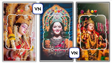 Viral Navratri Video Editing Tutorial Vn App || Durga Puja Status Video Editing Tutorial Vnapp ||