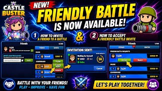 Castle Buster – How to Invite and Accept a Friendly Battle screenshot 5