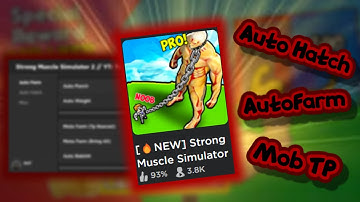 Roblox Strong Muscle Simulator Script | Free Robux Pet + AutoFarm & More!!