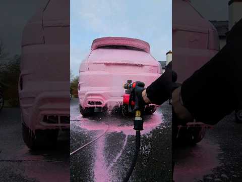 Foam Cannon Car Wash in 4K #detailing #satisfying #asmr