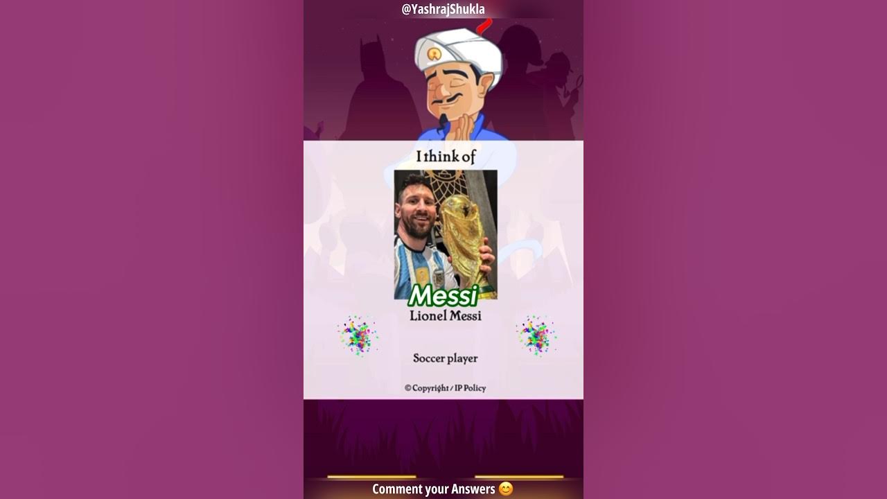 Procurando o Haaland no Akinator! #shorts 