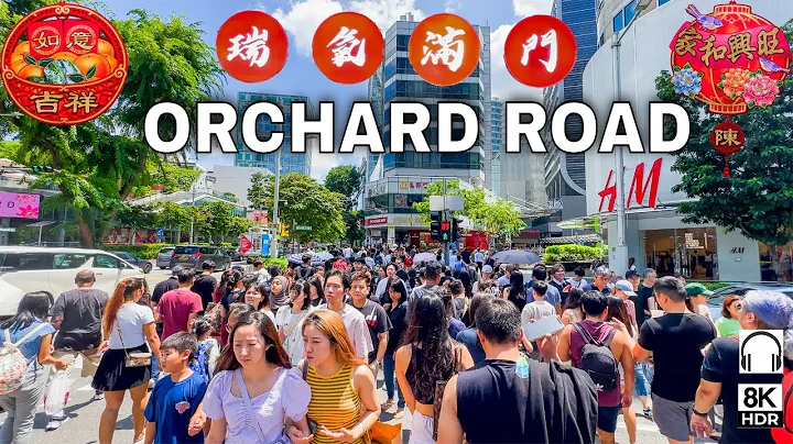 🇸🇬8K - Singapore Chinese New Year at Orchard Road 🧧🛍️ - DayDayNews