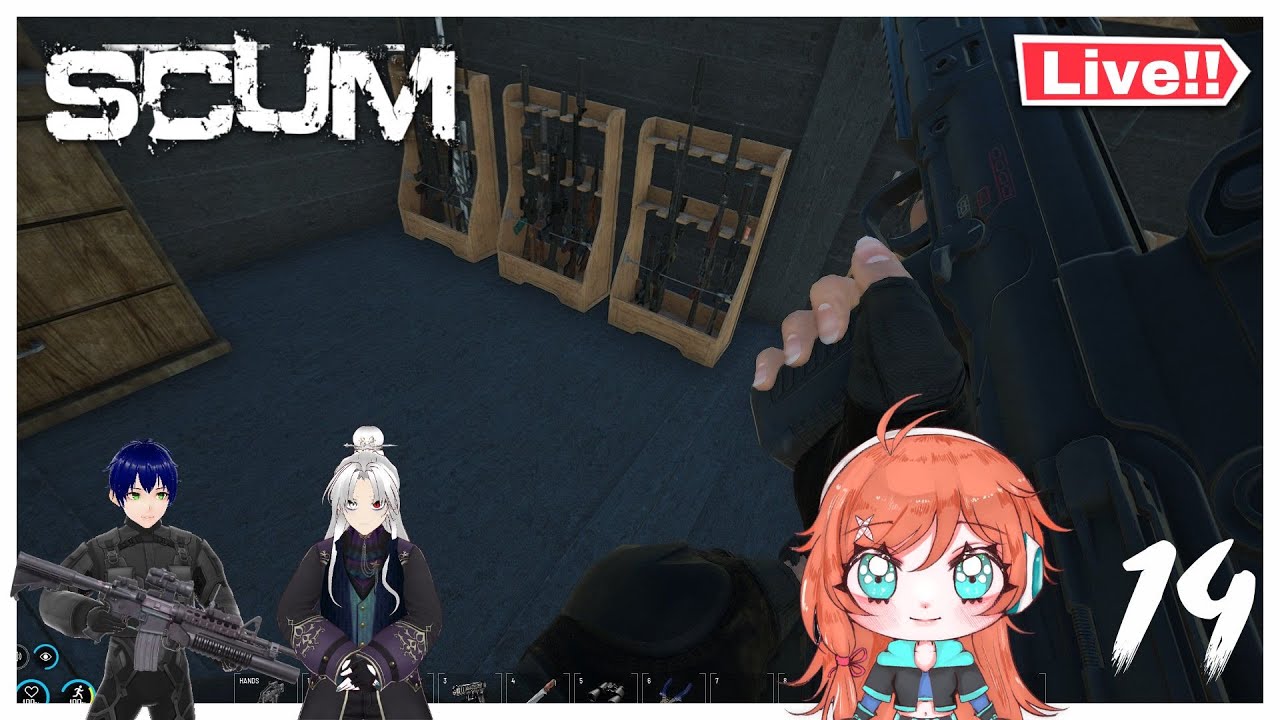 【🔴LIVE Stream] SCUM Scum Sentai Re Connect #14 สีปืนหาย!! Ft.Vtuber