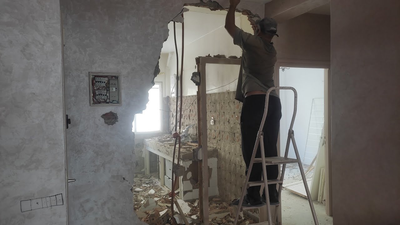 بداية أشغال شقة مدينة سلا بأقل تكلفة@بغيت نصلح داري