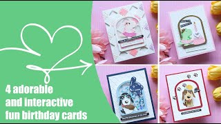 🎉3 Adorable & Interactive Birthday Cards + Bonus card | Spellbinders Club Kits March 2025 screenshot 5