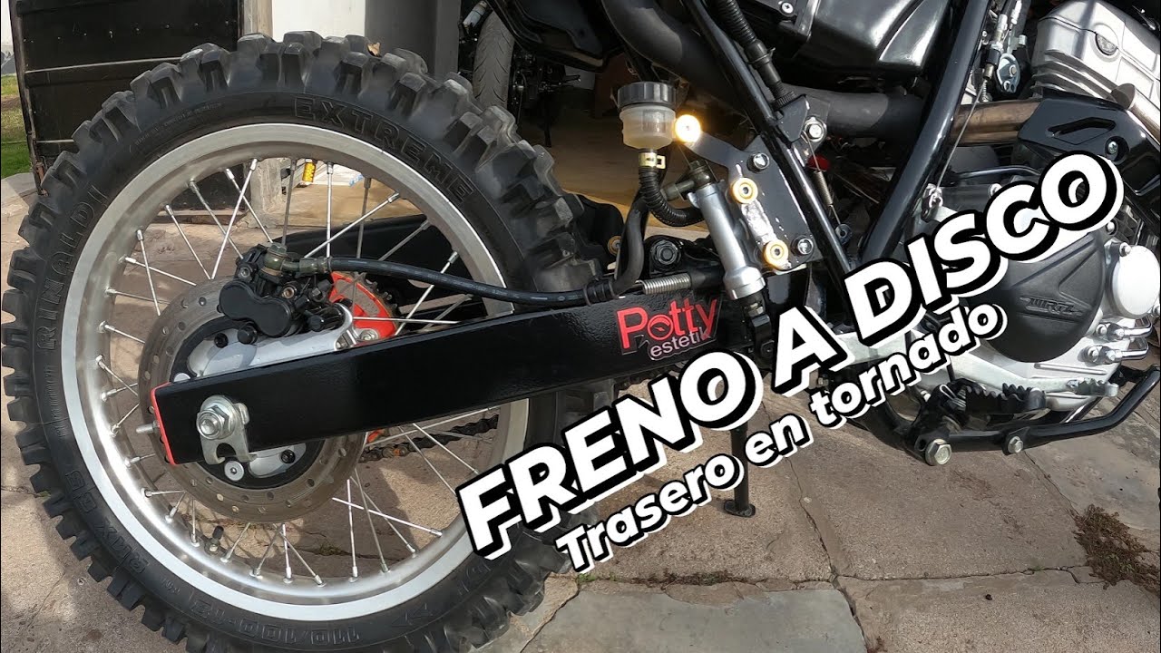 Adaptación FRENO a DISCO Trasero XR 250 Tornado // Potty EstetiK