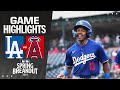 Dodgers vs angels spring breakout game highlights 31524  mlb highlights