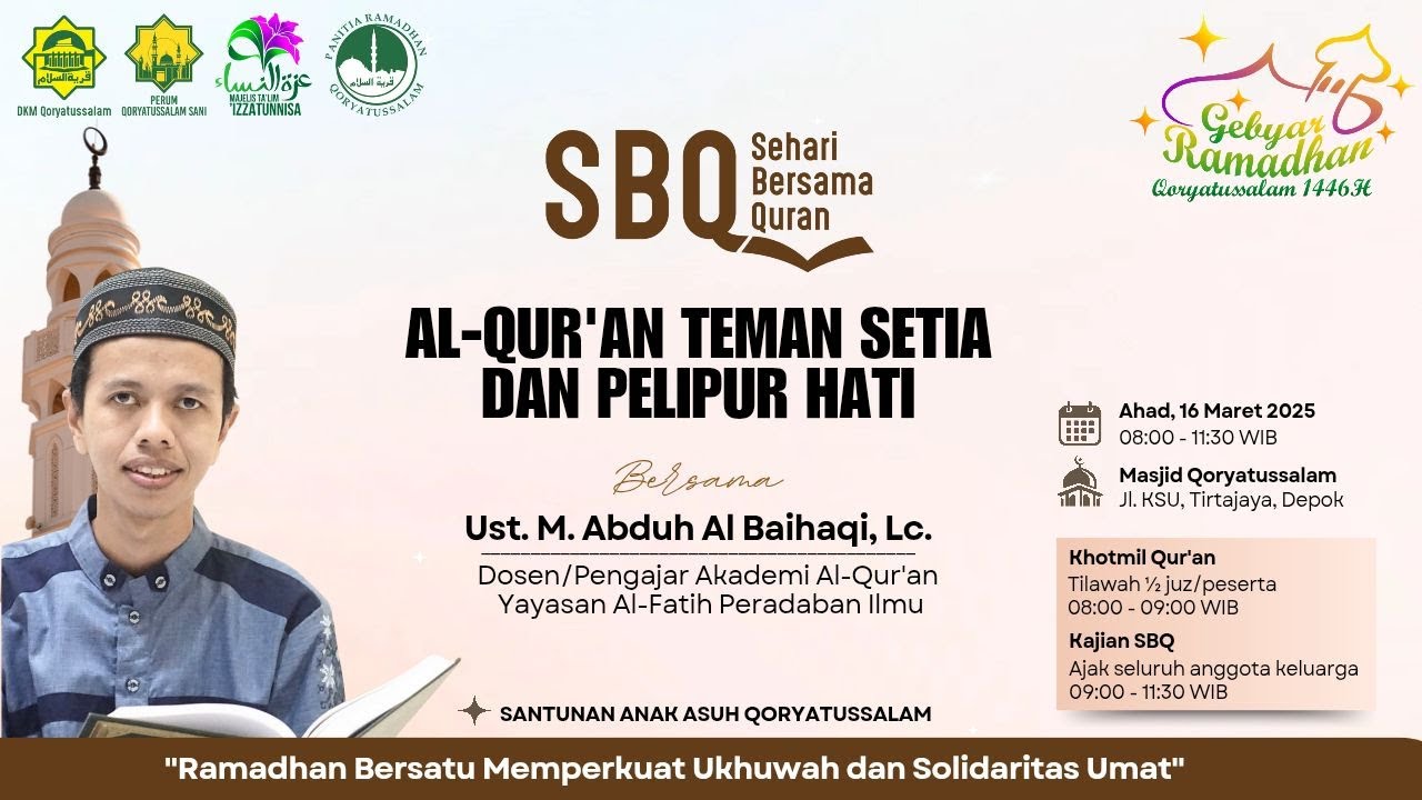 Amalam penting di 10 malam hari terakhir Ramadan - Ustadz Drs. Muhammad ...