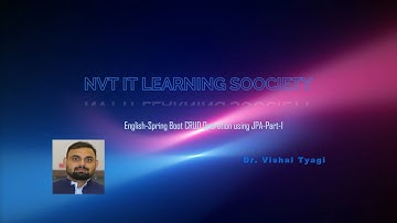English-Spring Boot CRUD Operation using JPA-Part-1