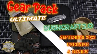 Gear Pack ULTIMATE September 2023  Box 85  Bushcraft 2.0  Unboxing & Review