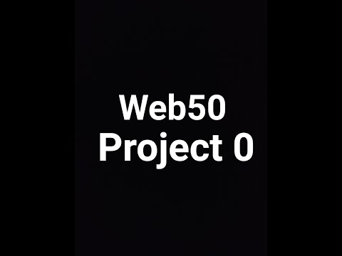 Web50 Project0