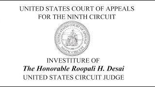 Investiture of The Honorable Roopali H. Desai 1/20 2:30 PM MST