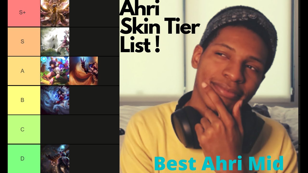 AHRI SKIN TIER LIST ! - YouTube