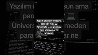 Kimse anlatmıyor: Yazılımla en hızlı para kazanma yolları 💻⚡#software #coding#python#engineering#fyp
