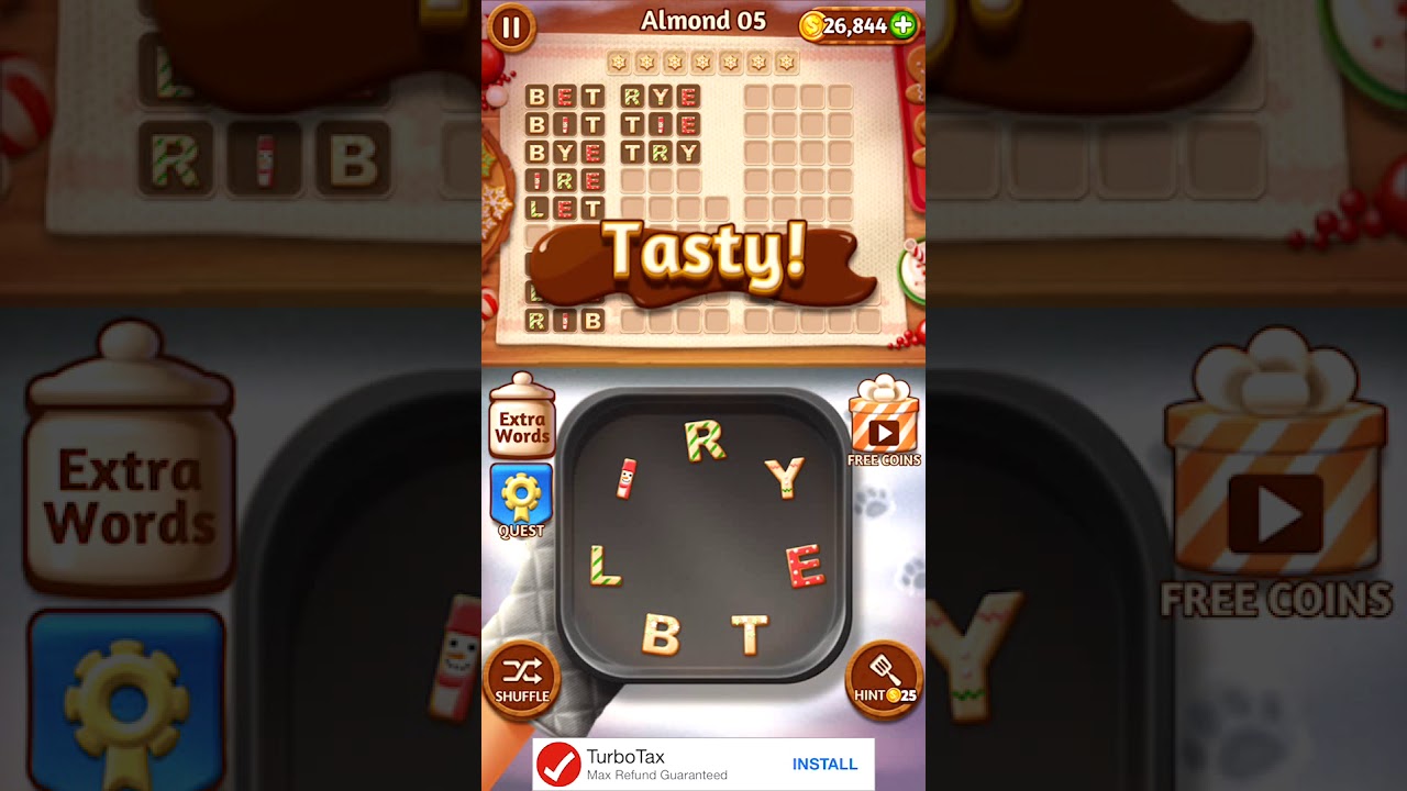 Word Cookies Almond 5 | Word Cookies Answers