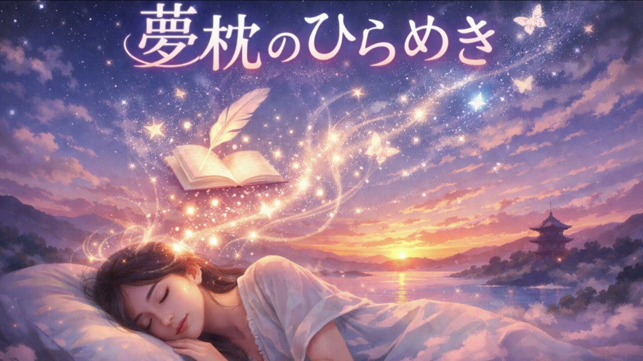 夢枕のひらめき💡綺麗な心で物語を織りなそうね✨️