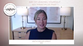 Art of Leading Yourself Key Principles Part 1