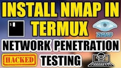 Install Nmap On Android Using Termux app