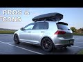 ROOFTOP CARGO BOX PROS AND CONS - GTI EP10C