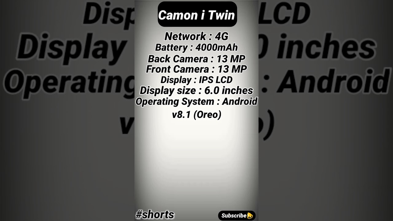 TECNO CAMON I TWIN REVIEWS 