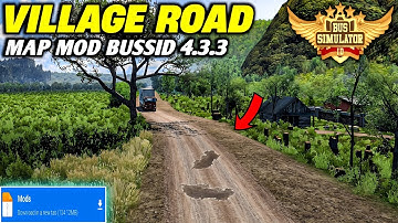 Finally!!💥 New Green Village Map Mod For Bus Simulator Indonesia।Bussid Mod Map 4.3.3