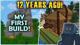 Reacting to my FIRST Builds in Minecraft!