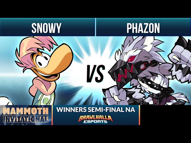 Snowy vs Phazon - Winners Semi-Final - Mammoth Invitational 2021 - NA 1v1