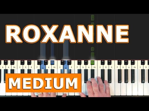 Chords For Roxanne Arizona Zervas Piano Tutorial Easy