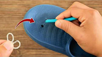 Fix your broken slippers in just a few seconds! | Genius Slipper Repair Hack Anyone can do