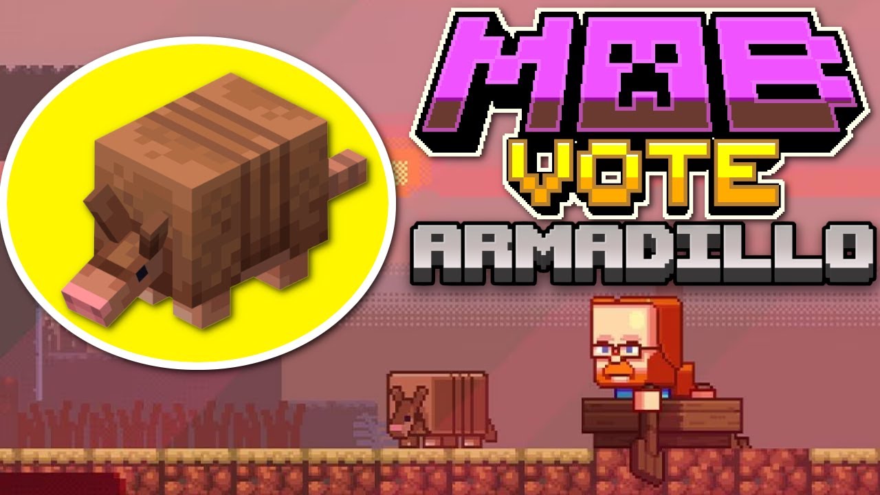 Minecraft Mob Vote 2023: Armadillo Mod Minecraft Mod