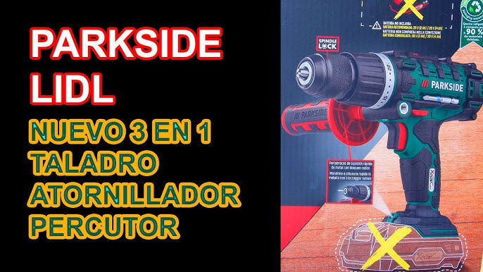 PARKSIDE 4 en 1 PKGA 20-Li C2 Taladro, destornillador, lijadora, sierra +  Batería 20V 2Ah + Cargador (NUEVO)