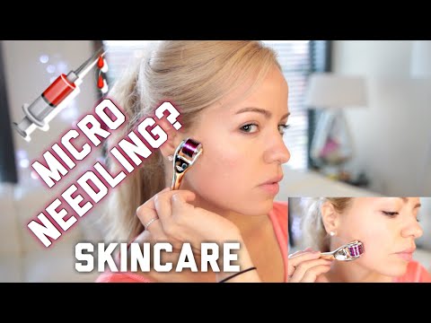 MICRO NEEDLING ROUTINE | DERMA ROLLER | YOUTHFUL SKIN #acne #rosacea #wrinkles