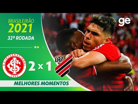 INTERNACIONAL 2 X 1 ATHLETICO-PR | MELHORES MOMENTOS | 32ª RODADA BRASILEIRÃO 2021 | ge.globo