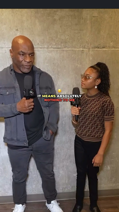 Why would Mike Tyson say that to that lil girl 😳