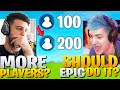 Is THIS How Epic Can FIX Fortnite? MORE Than 100 Players? ft. Ninja (Fortnite Battle Royale)