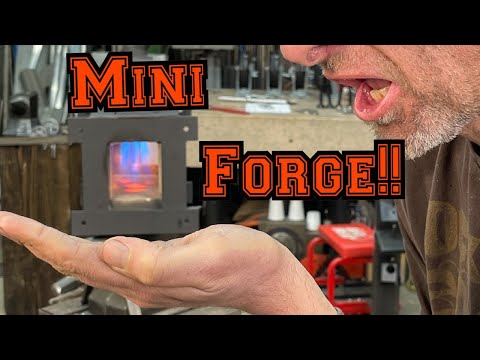 MINI RIBBON BURNER FORGE BUILD !!