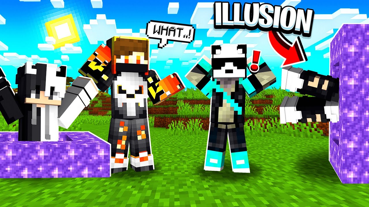 My Friends Trapped me with ILLUSIONS in Minecraft