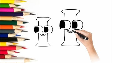 How to Draw Alphabet Lore "I" | Easy Drawing for Kids | Part 1 Tutorial