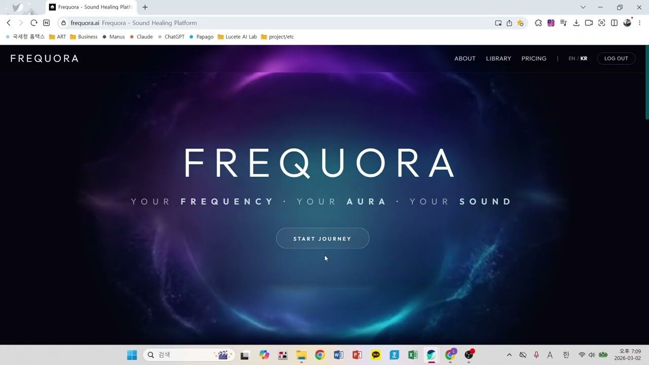FREQUORA | AI turns your emotions into a unique sound frequency