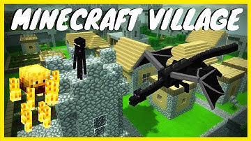 Minecraft Village Remastered - Easter Egg Tutorial / Boss Fight ( WAW Custom Zombies )