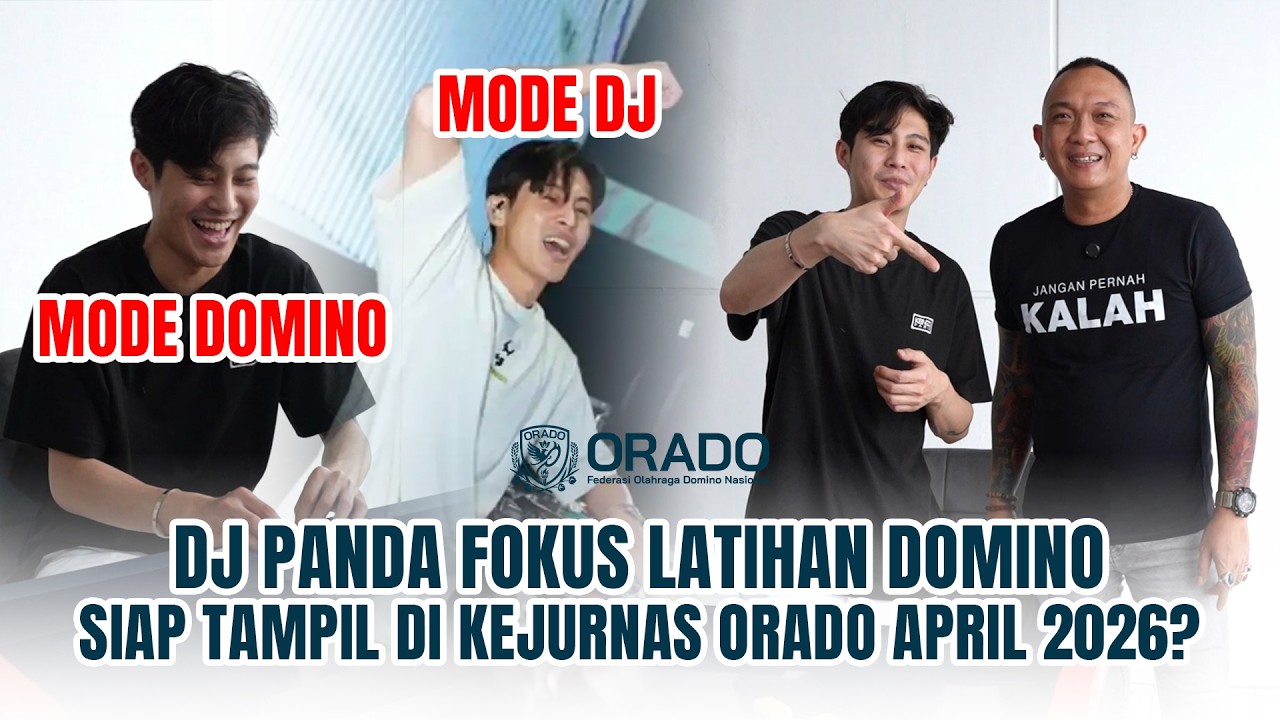 DJ Panda Fokus Latihan Domino – Siap Tampil di KEJURNAS ORADO April 2026?