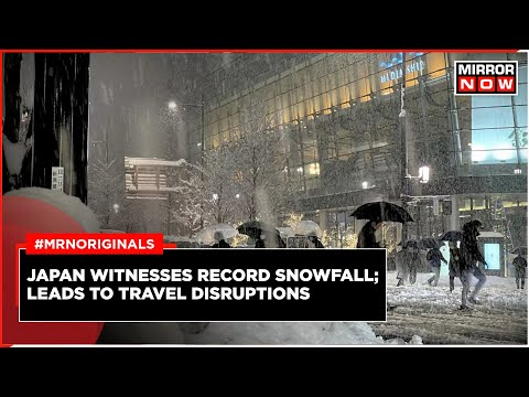 Record Breaking Snowfall in Japan | 24 Inches Of Snow Expected Tohoku | Japan Snow Storm