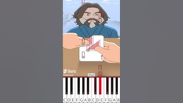 Steve Easy Magic Trick Tutorial | Minecraft movie (@fash) - Octave Piano Tutorial