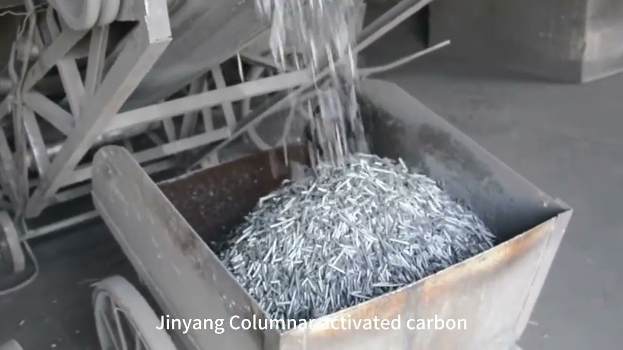 Jinyang Chemical Columnar activated carbon for desulfurization,denitrification, solvent recovery etc