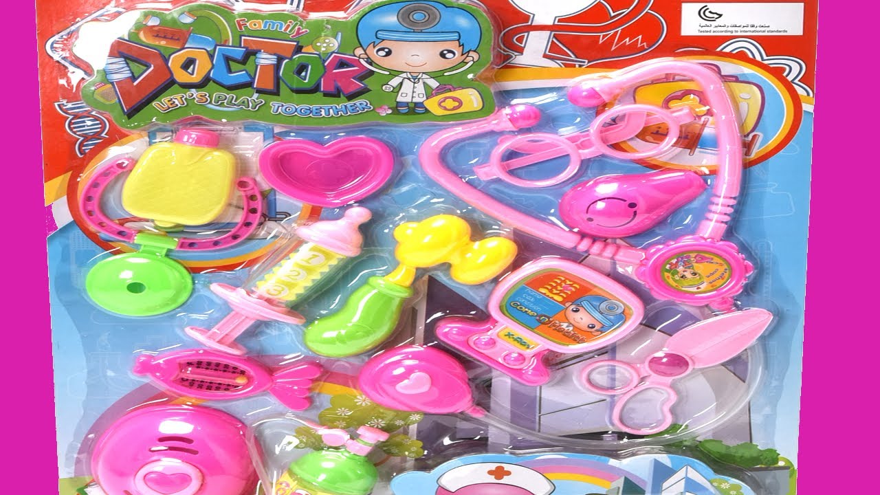Learn & Play Medical Doctor Set Toys Video For Kids, Baby Doctor