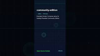 Plausible community edition