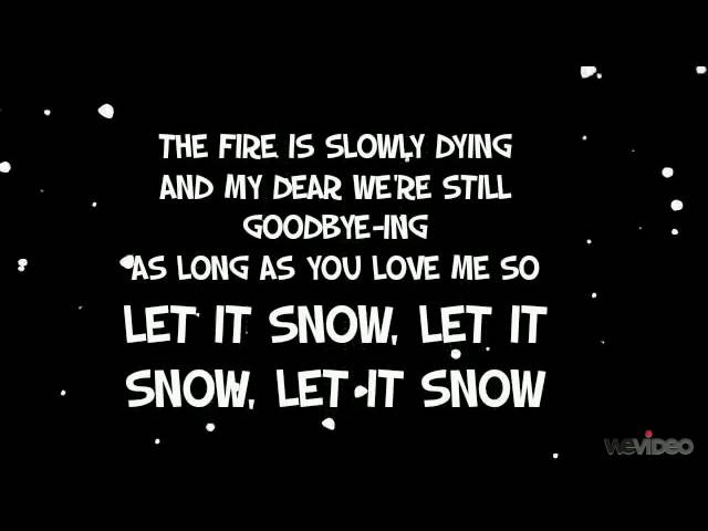 Let It Snow  Michael Buble Lyrics class=