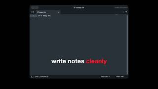 use sublime text for note taking